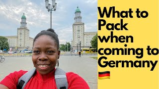 What To Pack To Study Abroad In Germany | Packing Checklist for Germany