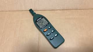 HUMIDITY METER , TEST AND REVIEW , EXTECH FROM GRAINGER