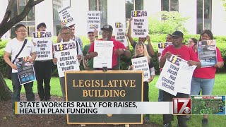 NC state workers demand pay increases