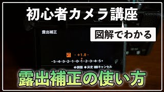 【初心者カメラ講座】図解でわかる露出補正の使い方とコントロール方法