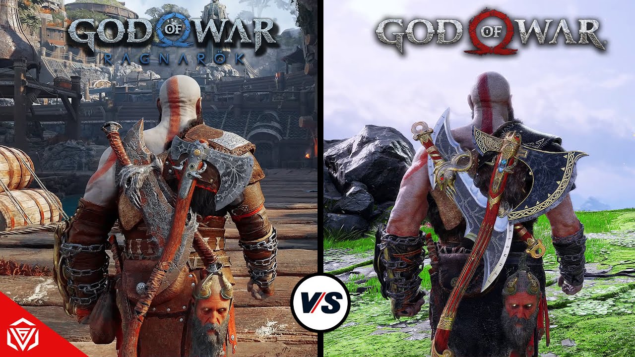 God Of War Ragnarok Vs God Of War (2018) - Early Gameplay Comparison ...