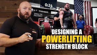 Designing the Perfect Strength Block for Powerlifters