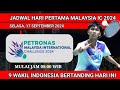 JADWAL HARI PERTAMA MALAYSIA INTERNATIONAL CHALLENGE 2024 | JADWAL BADMINTON HARI INI