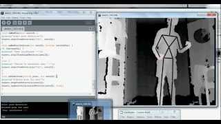 Skeleton detection (point cloud) openni
