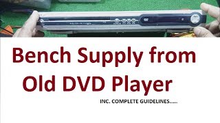 Recycle DVD player for power supply 12V and 5V by innovative ideas