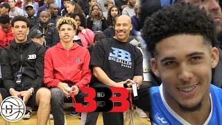 Lavar Ball, Lamelo Ball and Lonzo Ball SPOTTED Watching LiAngelo Ball at BILAAG! Full Highlights
