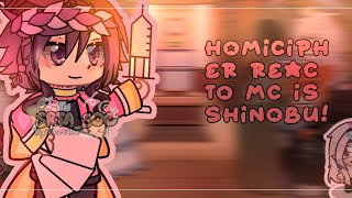 •|homicipher reac to mc is shinobu kocho 🟣srta_soo|