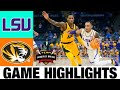 LSU vs Missouri Highlights | NCAA Men's Basketball | 2024 College Basketball