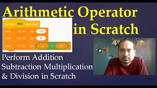 25. Arithmetic Operator in Scratch