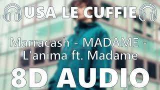 🎧 Marracash - MADAME - L'anima ft. Madame - 8D AUDIO 🎧