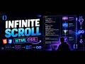 Infinite Scroll with Just HTML & CSS – No JavaScript! #css #webdesign
