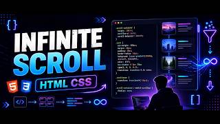 Infinite Scroll with Just HTML & CSS – No JavaScript! #css #webdesign