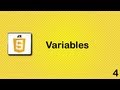 Javascript beginner tutorial 4 - Variables