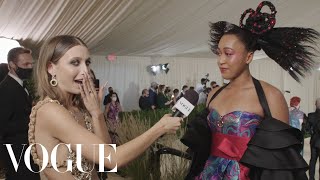 Naomi Osaka on Her First Met Gala | Met Gala 2021 With Emma Chamberlain | Vogue
