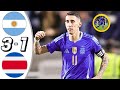 Argentina vs Costa Rica 3-1 Highlights & All Goals 🔥 2024 | HD