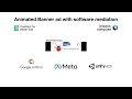 Animated Jetpack Compose Banner ad with software mediation. Github code and code walkthrough