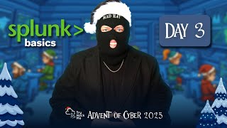 Advent of Cyber Day 3 | Splunk Basics - Did you SIEM?