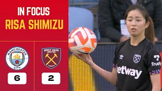 Risa Shimizu / 清水梨紗 vs Manchester City | Women's Super League 2022/2023