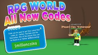 New Codes Roblox Rpg World Videos 9tubetv - 
