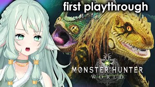 Learning to play Monster Hunter World! | Great Jagras, Kulu-Ya-Ku, and Pukei-Pukei