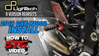 Lightech Suzuki GSX-R1000 R Rearsets Install | Sportbike Track Gear