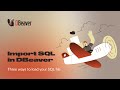 Import SQL in DBeaver: 3 ways to load SQL file to DBeaver