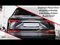 abgedunkelte Heckleuchten Audi SQ7 vorher/nachher Vergleich | Audi Zentrum Chemnitz