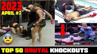 Top 50 All martial arts Brutal knockout in the world►April.2023 #2