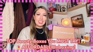 “Best Affordable Beauty Subscription Boxes of 2025 💄📦 | Viral Unboxing + Honest Review!