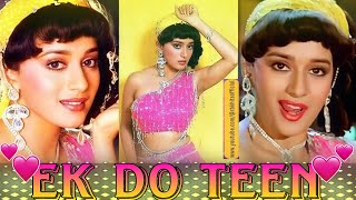 Ek Do Teen - Tezaab 1988 | 4K Ultra Video| Madhuri Dixit | Alka Yagnik | Bollywood Dance Songs | HD