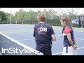 We Tried It: US Open Ball Person Tryouts | InStyle