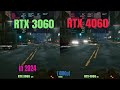 RTX 3060 vs RTX 4060 1080p gaming