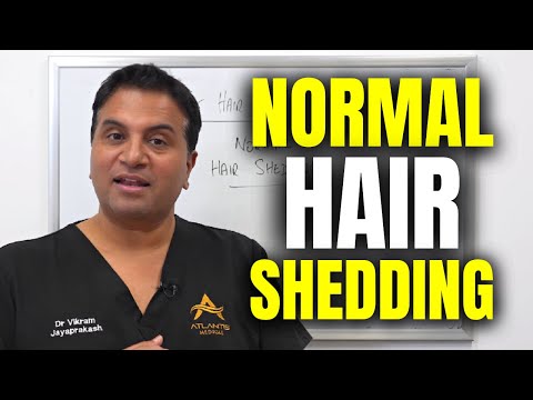 Is it normal to lose 70 hairs in shower?