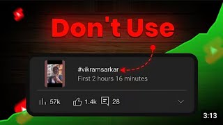 DON'T Using Trending Hashtags NOW!