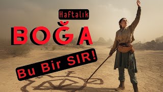 Boğa Burcu Haftalık Tarot - Bu Bir Sır!