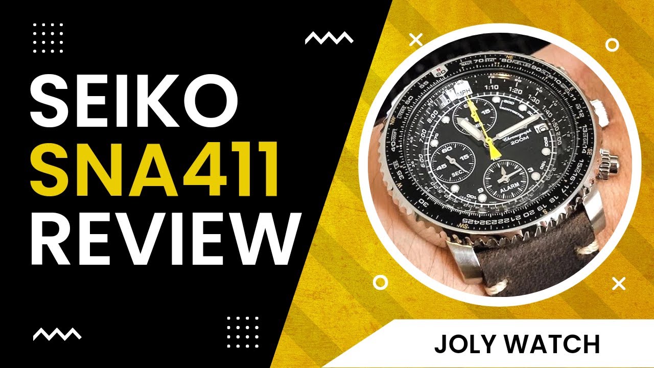 Seiko SNA411 FlightMaster Alarm Review - YouTube