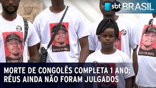 Morte de congolês completa 1 ano; réus ainda não foram julgados | SBT Brasil (24/01/23)