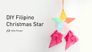 DIY Filipino Christmas Star