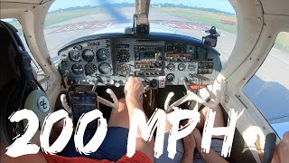 Escaping Class B Airspace | 200+ MPH | Cross Country Mooney M20C