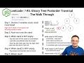 LeetCode 145: Binary Tree Postorder Traversal in JavaScript (Iterative Solution)