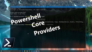 Powershell 7 package providers missing for now