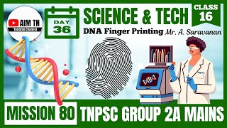 Science | Class - 17 | DNA Finger Printing | Mr. A. Saravanan