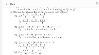 Intersection of lines in space #MAT2110 #EXAMPLES