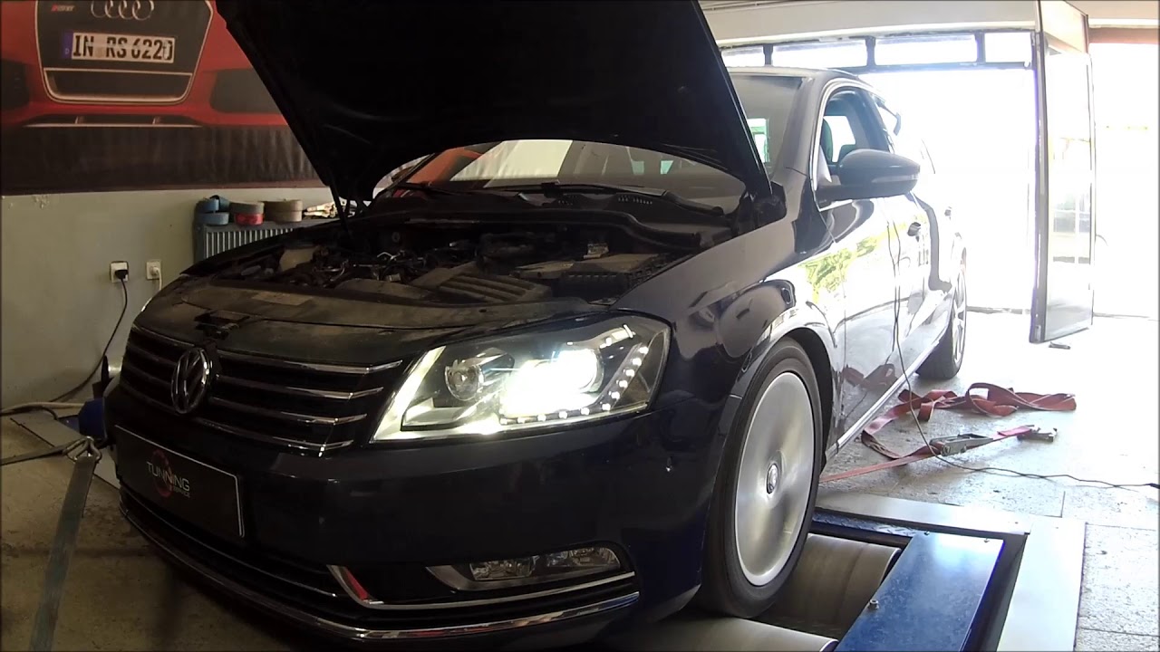 VW Passat B7 2.0TDI 140ps Stage 1 Chiptuning - YouTube