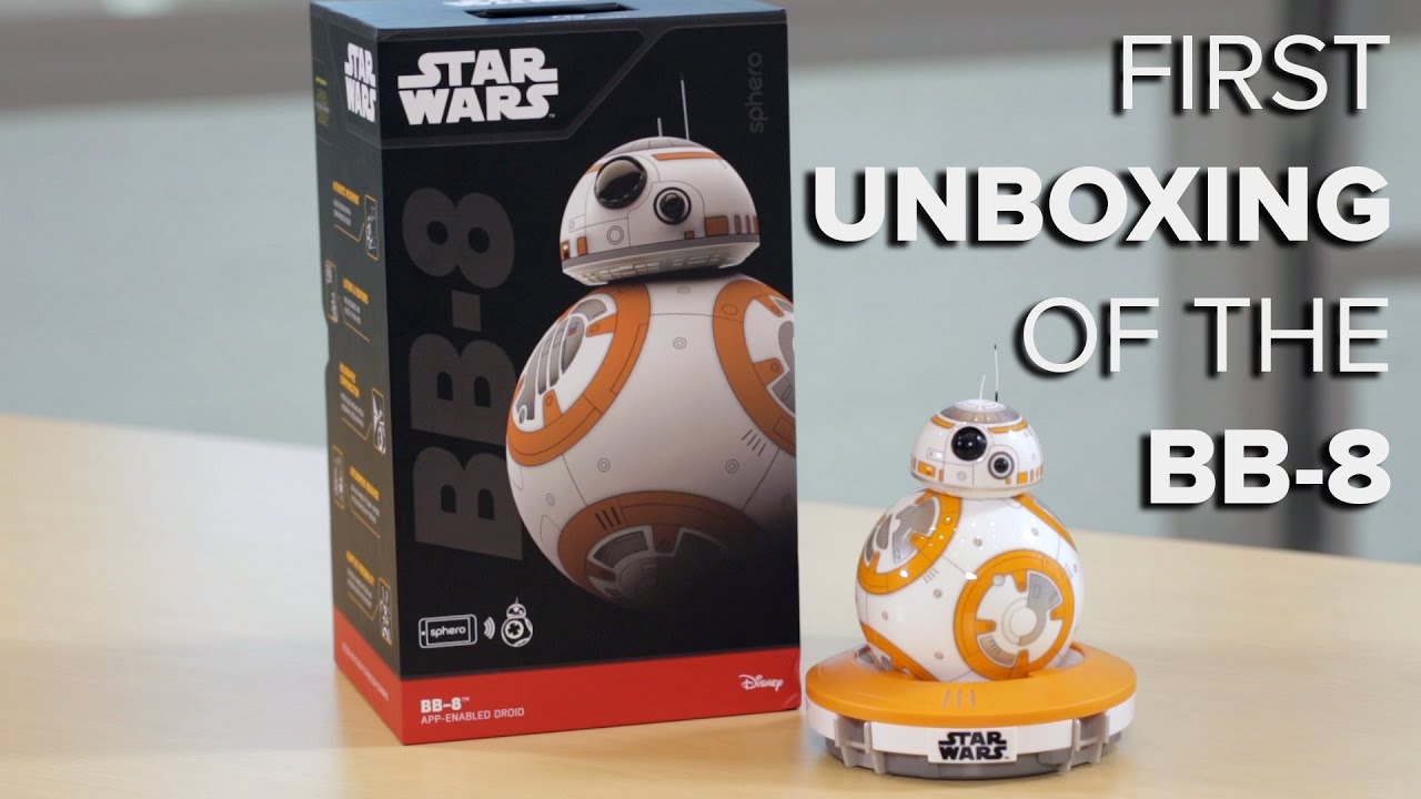 First Unboxing Of The BB-8 Toy From Star Wars: The Force Awakens - YouTube