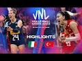 🇮🇹ITA vs. 🇹🇷TUR - Highlights | Week 1 | Women's VNL 2024