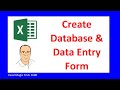 Create Excel Database and Data Entry Form. Excel Magic Trick 1690.