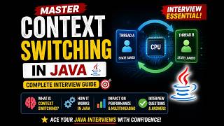 Context Switching in Java | Java Multithreading Interview Question Explained