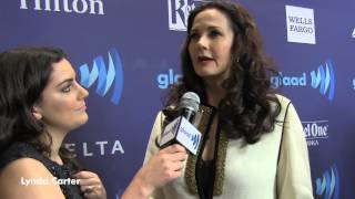 Stars talk to GLAAD on the red carpet at the 26th Annual GLAAD Media Awards in New York