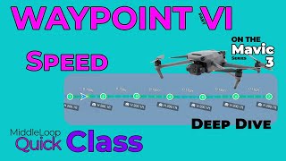 Waypoints VI - Speed Setting - Deep Dive